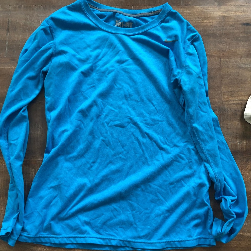 Blue Nike Long Sleeve top